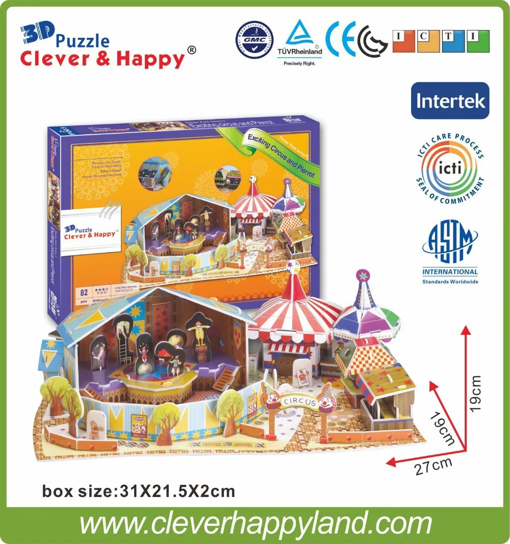 2014 new 3d puzzle Fantastic Carousel model paper craft diy Educational Toys for child
2014 new 3d puzzle Fantastic Carousel model paper craft diy Educational Toys for child