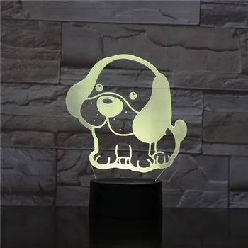 Cute Dog Puppy Big Ear LED 3D Night Light 7 Colors Changing Sleeping Table Desk Lampe Lamp Bedroom Lava Lamp GX1959 Drop Ship
Cute Dog Puppy Big Ear LED 3D Night Light 7 Colors Changing Sleeping Table Desk Lampe Lamp Bedroom Lava Lamp GX1959 Drop Ship