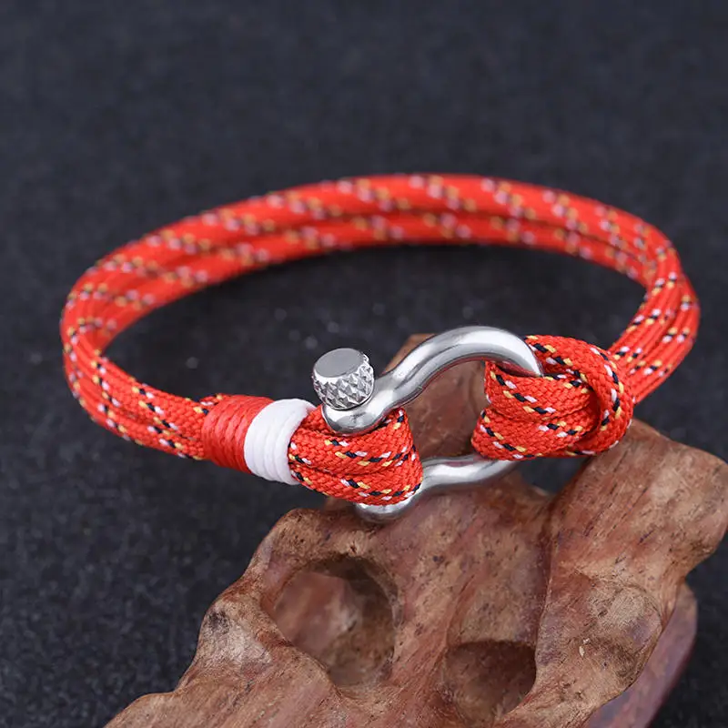 Fashion Weave Punk Vintage Cuff Charm Men's 550 Survival Rope Chain Paracord Bangle Women Bracelets Female Jewelry Accessories
Fashion Weave Punk Vintage Cuff Charm Men's 550 Survival Rope Chain Paracord Bangle Women Bracelets Female Jewelry Accessories