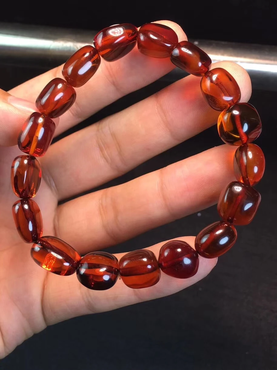 Certificate Natural Blood Amber Bracelet Women Party Gift Stretch Crystal 12x10mm Stretch Oval Beads Bracelet Jewelry
Certificate Natural Blood Amber Bracelet Women Party Gift Stretch Crystal 12x10mm Stretch Oval Beads Bracelet Jewelry