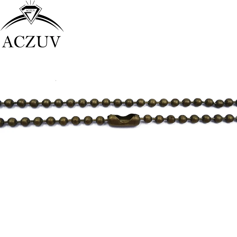 Antique Bronze Metal 100pcs 2.4mm Ball Bead 8cm to 15cm Tag Chain 40cm to 80cm Necklace Chains with Connector Ends BBC007
Antique Bronze Metal 100pcs 2.4mm Ball Bead 8cm to 15cm Tag Chain 40cm to 80cm Necklace Chains with Connector Ends BBC007
