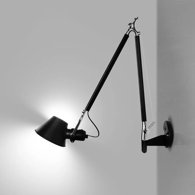 American-simple-modern-foldable-LED-wall-lamp-bedroom-bedside-study-living-room-aisle-long-arm-wall