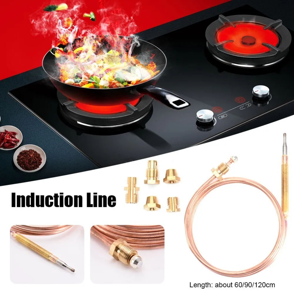 60/90/120cm Gas Valve Induction Line Thermocouple With 5 Fixed Parts For Hot Water Boiler Gas Appliances
60/90/120cm Gas Valve Induction Line Thermocouple With 5 Fixed Parts For Hot Water Boiler Gas Appliances