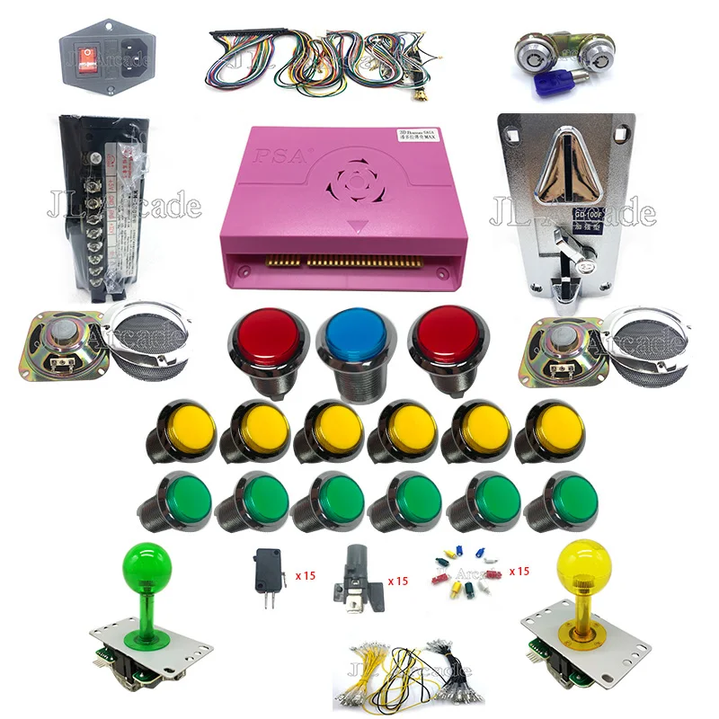 new DIY Pandora Arcade 2255 in 1 game machine kit With Power Supply Jamma Harness Joystick Chrome LED Push Button
new DIY Pandora Arcade 2255 in 1 game machine kit With Power Supply Jamma Harness Joystick Chrome LED Push Button