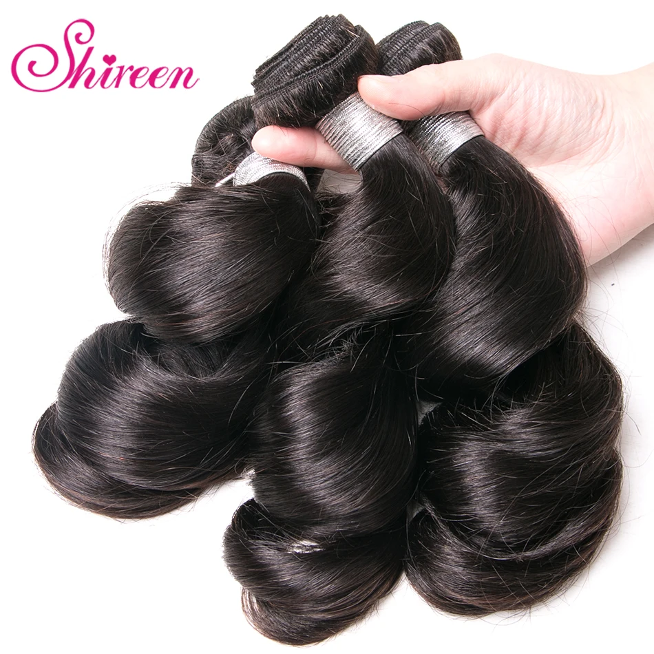 Shireen Loose Wave Brazilian Hair Weave Bundles 100% Human Hair 1 Piece 8-28inch non Remy Hair Extension No Tangle Can be Dye
Shireen Loose Wave Brazilian Hair Weave Bundles 100% Human Hair 1 Piece 8-28inch non Remy Hair Extension No Tangle Can be Dye