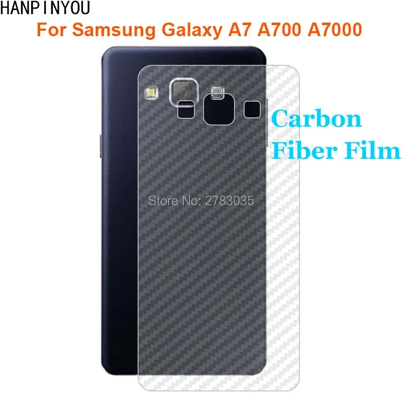 For Samsung Galaxy A7 2015 A700 A7000 5.5" Durable 3D Anti-fingerprint Transparent Carbon Fiber Back Film Rear Screen Protector
For Samsung Galaxy A7 2015 A700 A7000 5.5" Durable 3D Anti-fingerprint Transparent Carbon Fiber Back Film Rear Screen Protector