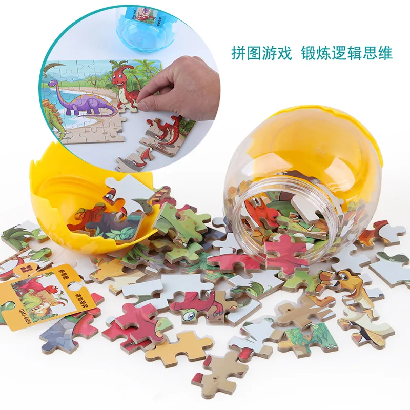 Candice guo plastic toy paper puzzle dinosaur egg box cartoon pattern Jigsaw baby birthday gift kid christmas present 100pcs/set
Candice guo plastic toy paper puzzle dinosaur egg box cartoon pattern Jigsaw baby birthday gift kid christmas present 100pcs/set