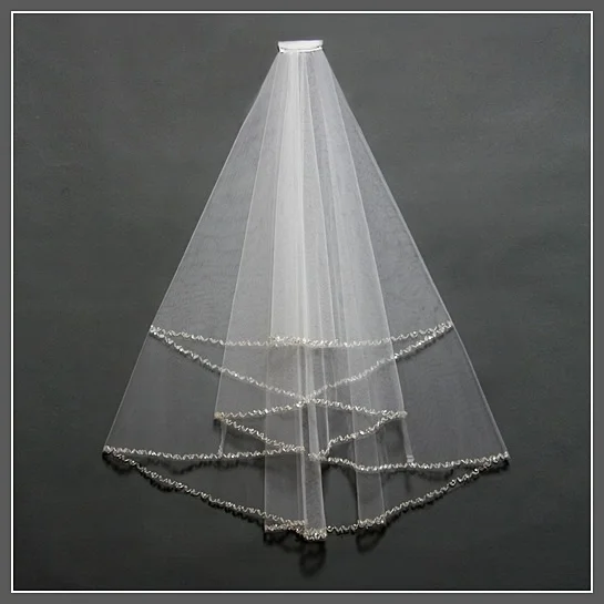 1 layer Short paragraph handmade beaded veil the bride groom hair double stitched beads wedding accessories wholesale
1 layer Short paragraph handmade beaded veil the bride groom hair double stitched beads wedding accessories wholesale