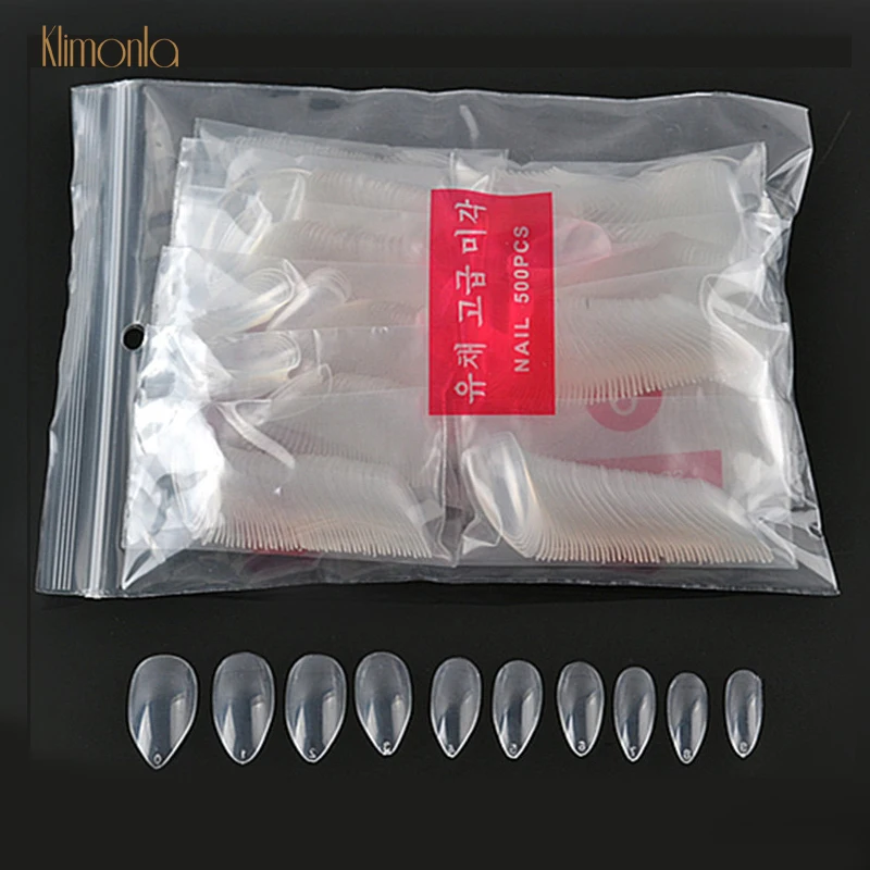 600pcs/pack Transparent Fake Nails Sharp Curved False Nails Full Cover Stiletto Fingernail Art Tips Manicure Beauty Tools
600pcs/pack Transparent Fake Nails Sharp Curved False Nails Full Cover Stiletto Fingernail Art Tips Manicure Beauty Tools