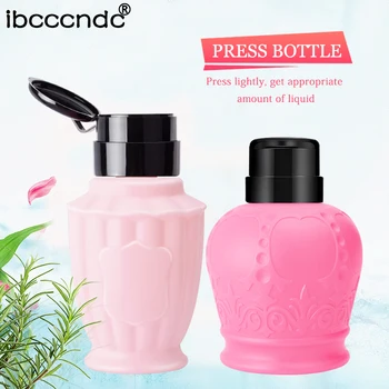 Empty Plastic Press Pump 180ml/230ml Pink Bottle Nail Polish Gel Remover Clean Liquid Alcohol Water Storage Container Bottles
Empty Plastic Press Pump 180ml/230ml Pink Bottle Nail Polish Gel Remover Clean Liquid Alcohol Water Storage Container Bottles