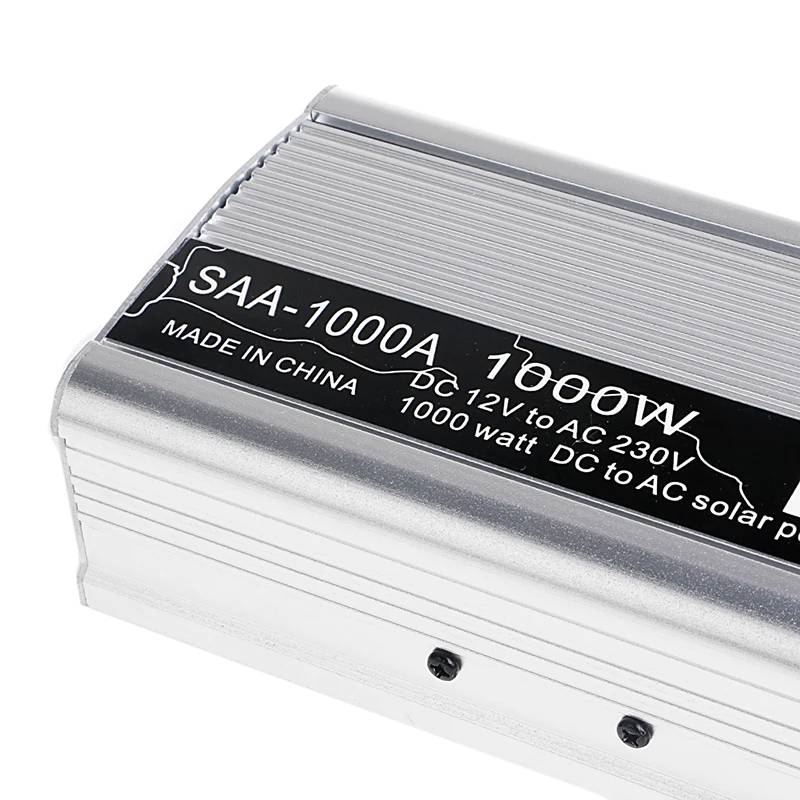 1000W/1500W DC12V to AC 230V Solar Continuous Inverter Converter USB Output Stable
1000W/1500W DC12V to AC 230V Solar Continuous Inverter Converter USB Output Stable