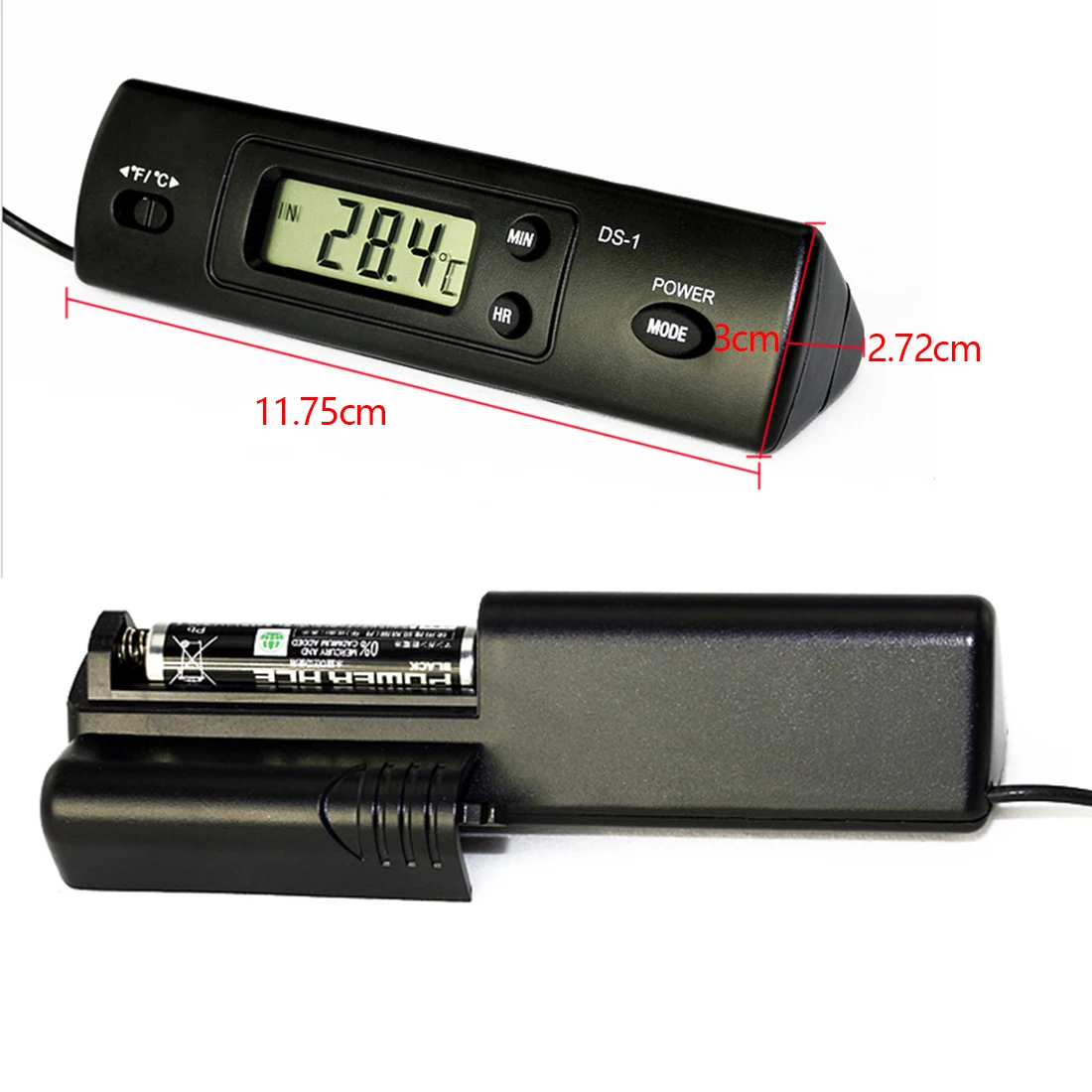 New Digital Thermometer Auto LCD Display In Out Clock for Car Aquarium Thermometer
New Digital Thermometer Auto LCD Display In Out Clock for Car Aquarium Thermometer