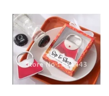 Free shipping factory directly sale 100pcs/LOT wedding favor "Sip & Shop" Purse Bottle Opener
Free shipping factory directly sale 100pcs/LOT wedding favor "Sip & Shop" Purse Bottle Opener
