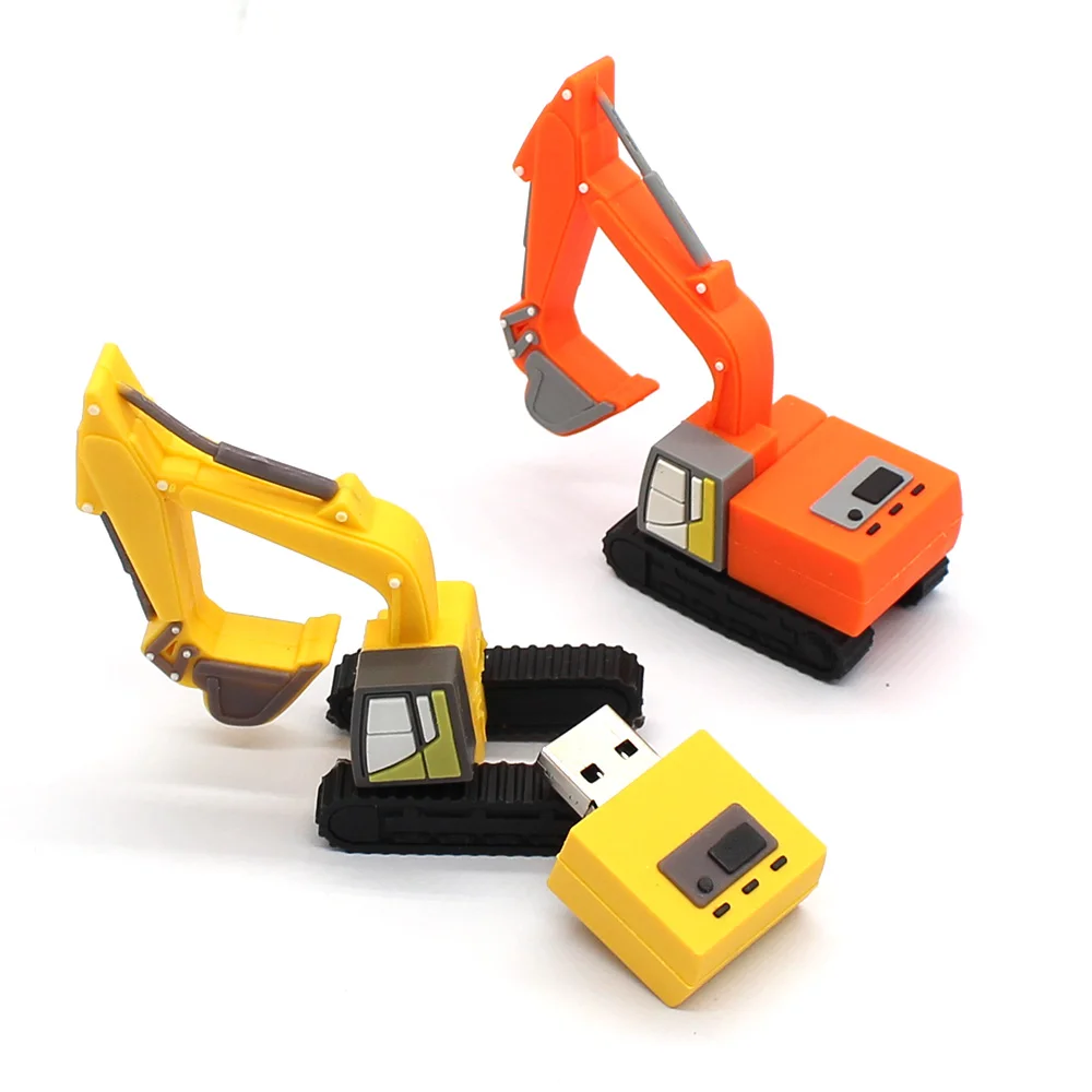 Funny Creative Cartoon Car USB Flash Drives 32GB Excavator Pendrive 64GB Real Capacity 128M 4GB 8GB 16GB 32 GB Pen Drive U Disk
Funny Creative Cartoon Car USB Flash Drives 32GB Excavator Pendrive 64GB Real Capacity 128M 4GB 8GB 16GB 32 GB Pen Drive U Disk