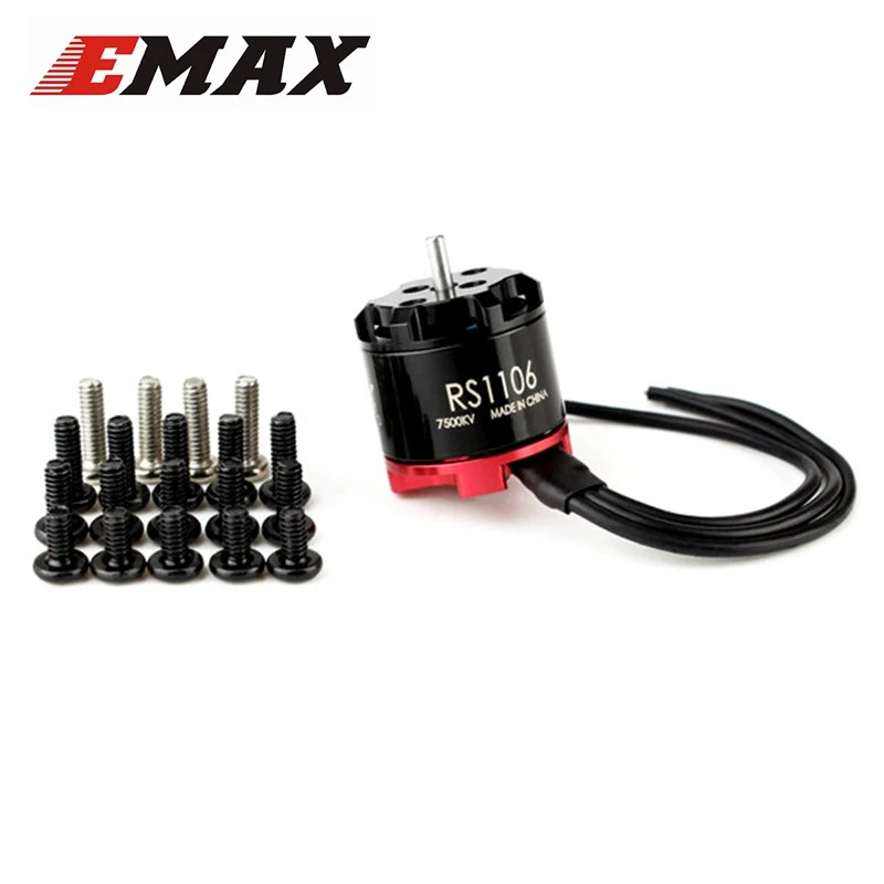 Original EMAX RS1106 4500KV 6000KV 7500KV Micro Brushless Motor CW Thread for FPV Racer RC Racing Drone Quadcopter Spare Parts
Original EMAX RS1106 4500KV 6000KV 7500KV Micro Brushless Motor CW Thread for FPV Racer RC Racing Drone Quadcopter Spare Parts