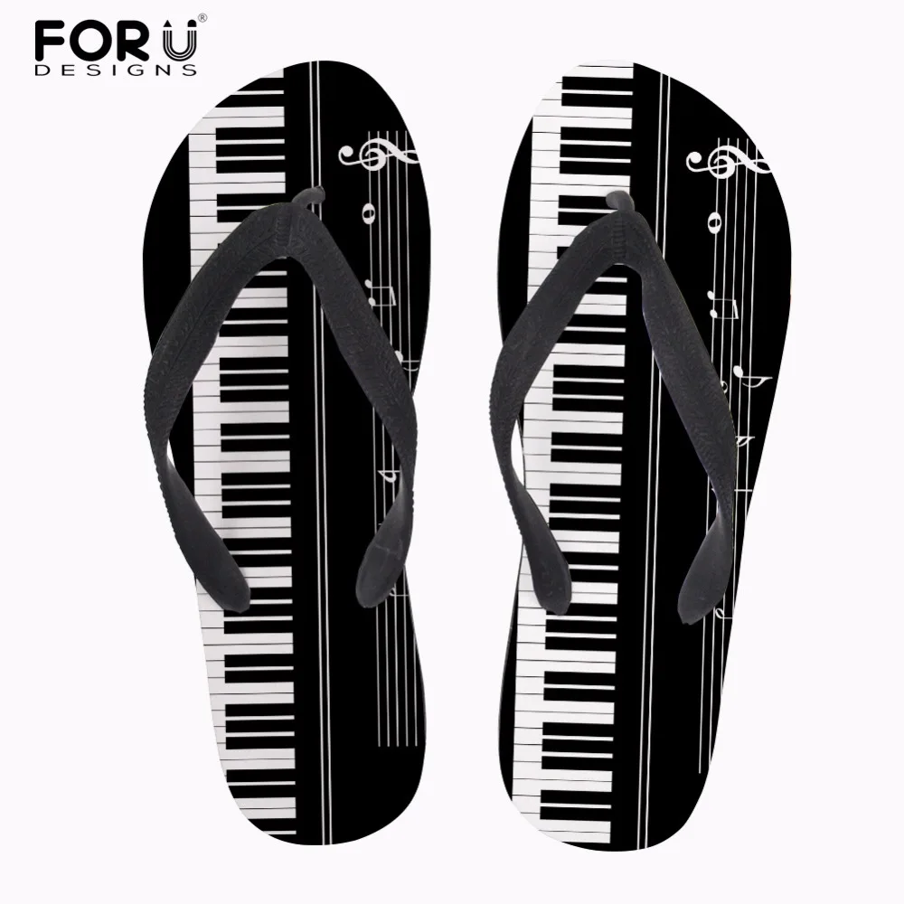 FORUDESIGNS Music Notes with Piano Keyboard Pattern Men Flip Flops Casual Men's Casual Beach Summer Slippers Student Slip-on
FORUDESIGNS Music Notes with Piano Keyboard Pattern Men Flip Flops Casual Men's Casual Beach Summer Slippers Student Slip-on