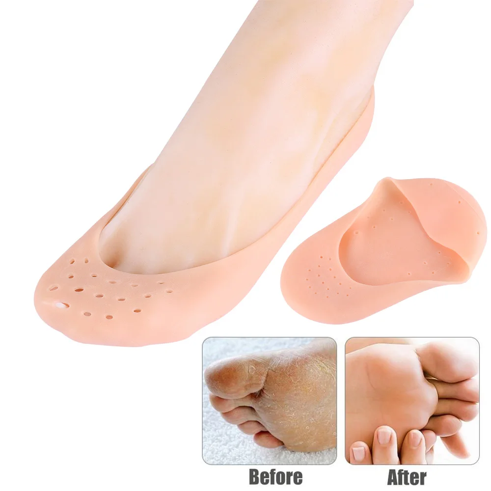 1 Pair Unisex Silicone Moisturizing Gel Heel Protect Socks Dry Cracked Foot Sleeves Relieve Heel Pain Foot Treatment Protector
1 Pair Unisex Silicone Moisturizing Gel Heel Protect Socks Dry Cracked Foot Sleeves Relieve Heel Pain Foot Treatment Protector