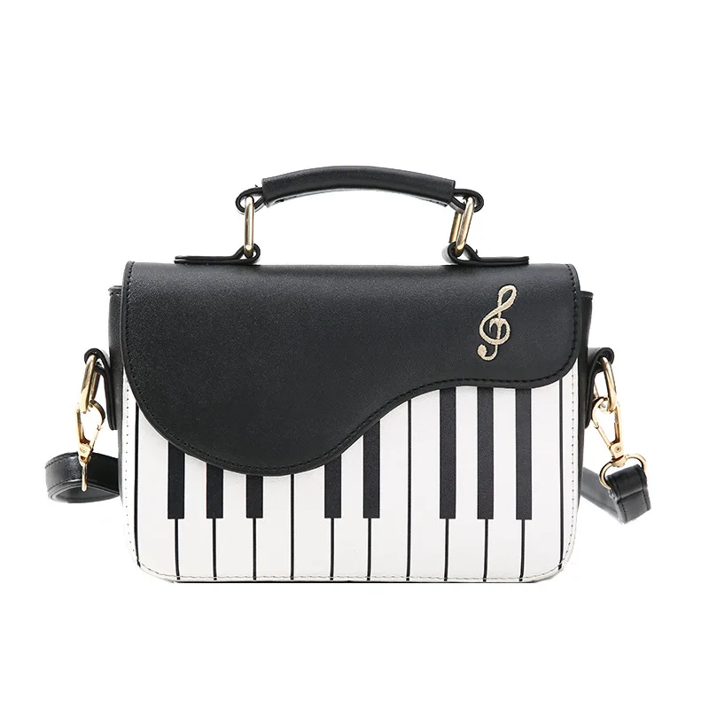 

Ladies Piano keys Pu Leather Handbag Small Shoulder Bags for women 2023 Embroidery Crossbody Messenger Bag sac bolsa feminina