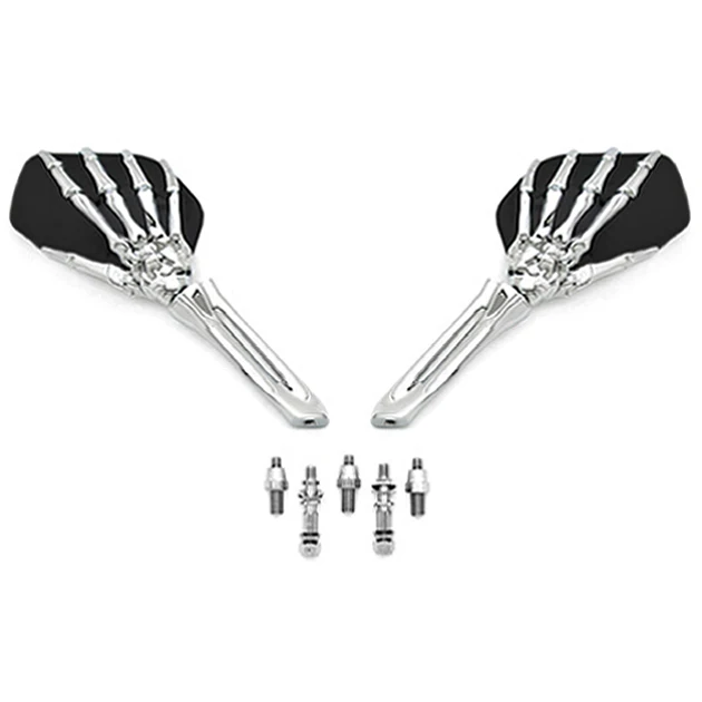 Free Shipping Black/BlackChrome Skeleton Hand Motorcycle Mirrors For Harley Davidson Road Glide Custom Ultra
Free Shipping Black/BlackChrome Skeleton Hand Motorcycle Mirrors For Harley Davidson Road Glide Custom Ultra