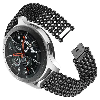Stainless Steel Watch Band Strap For Samsung Galaxy Watch 46mm Beads Style Metal band Replacement Bracelet Belt 22mm Watchband
Stainless Steel Watch Band Strap For Samsung Galaxy Watch 46mm Beads Style Metal band Replacement Bracelet Belt 22mm Watchband