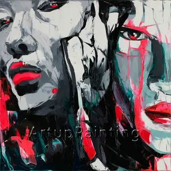 Palette knife painting portrait Palette knife Face Oil painting Impasto figure on canvas Hand painted Francoise Nielly 04
Palette knife painting portrait Palette knife Face Oil painting Impasto figure on canvas Hand painted Francoise Nielly 04