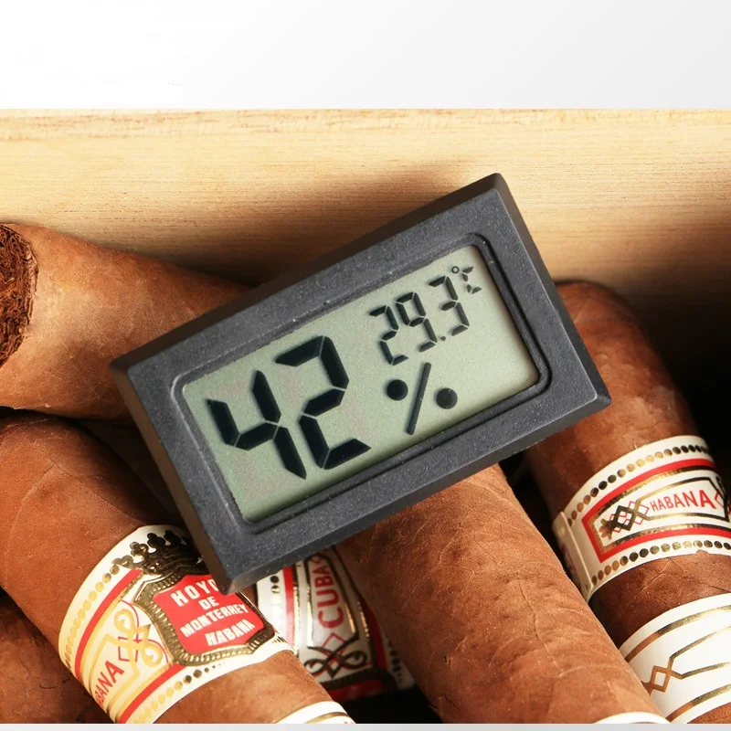 Mini Hygrometer Temperature Sensor Humidity Meter Thermometer Gauge precision cigar hygrometer SH-1001
Mini Hygrometer Temperature Sensor Humidity Meter Thermometer Gauge precision cigar hygrometer SH-1001