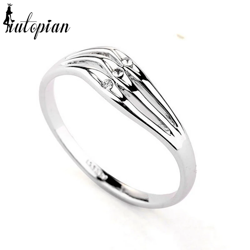 Italina Rigant 2014 18K настоящая позолота обручальное кольцо сделано с австрийскими