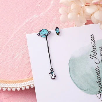 2018 Hot New Design Asymmetric Universe Rocket Earrings For Women Star Planet Spacecraft Pendientes Fashion Jewelry Cute Gift 
2018 Hot New Design Asymmetric Universe Rocket Earrings For Women Star Planet Spacecraft Pendientes Fashion Jewelry Cute Gift