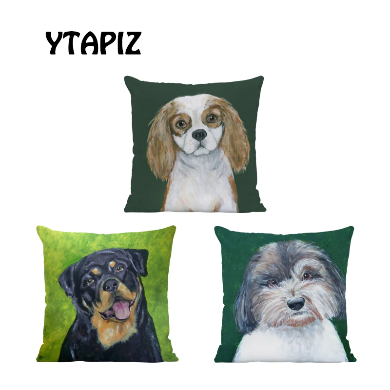 Luxury Cain Terrier Greyhuound Dogo Argentino Rottweiler American Cooker Spaniel 45X45Cm Velvet Decoration Sofa Cushion Covers
Luxury Cain Terrier Greyhuound Dogo Argentino Rottweiler American Cooker Spaniel 45X45Cm Velvet Decoration Sofa Cushion Covers