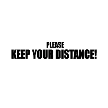 25CM*4.9CM PLEASE KEEP YOUR DISTANCE Creative Vinyl High-quality Car Sticker Decal for Mitsubishi ASX Pajero Eclipse Galant
25CM*4.9CM PLEASE KEEP YOUR DISTANCE Creative Vinyl High-quality Car Sticker Decal for Mitsubishi ASX Pajero Eclipse Galant