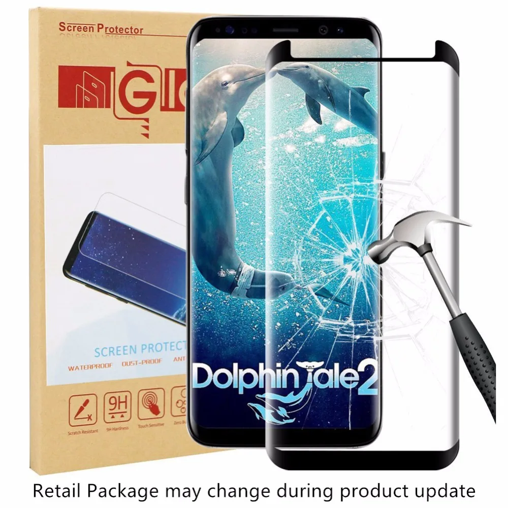 3D Curved Full Cover Screen Protector For Samsung Galaxy s9 Case Friendly Tempered Glass For Samsung Galaxy S9 Plus with Package
3D Curved Full Cover Screen Protector For Samsung Galaxy s9 Case Friendly Tempered Glass For Samsung Galaxy S9 Plus with Package