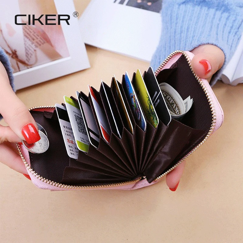 CIKER Women Leather Small Credit Card Holders Organ Female Card Case Holder Cute Dog Wallet Women Business Cardholder Organizer
CIKER Women Leather Small Credit Card Holders Organ Female Card Case Holder Cute Dog Wallet Women Business Cardholder Organizer