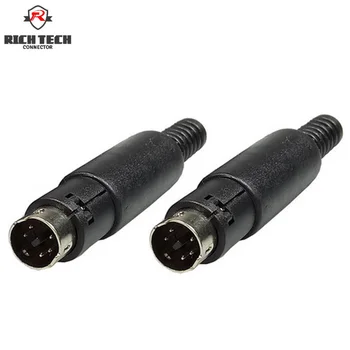 8pcs DIN connector for computer keyboard/mouse mini 5pin DIN male plug adapter with plastic handle DIN cable terminal
8pcs DIN connector for computer keyboard/mouse mini 5pin DIN male plug adapter with plastic handle DIN cable terminal