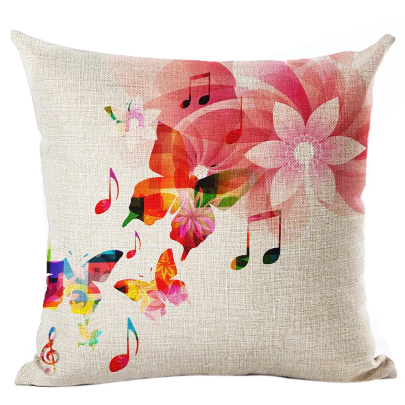 New flaxPrinted Pillow Home ative Couch Custom Pillowcase Gift musical note and petal
New flaxPrinted Pillow Home ative Couch Custom Pillowcase Gift musical note and petal