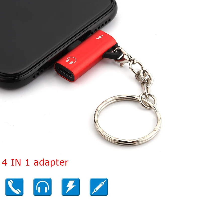 OTG 8pin Jack Adaptador for Iphone 7 8 Plus x xs max xr Charger Adapter And Headphone Adaptateur Converter cellphone Keychain
OTG 8pin Jack Adaptador for Iphone 7 8 Plus x xs max xr Charger Adapter And Headphone Adaptateur Converter cellphone Keychain