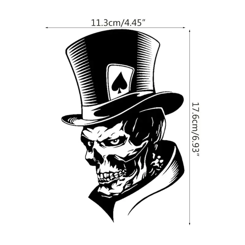 Funny Joker Skeleton Skull Playing Cards Poker Monster Hat Car Sticker simply to install for car stickers
Funny Joker Skeleton Skull Playing Cards Poker Monster Hat Car Sticker simply to install for car stickers