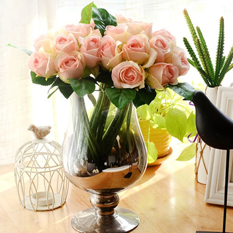9 Heads Real Touch Rose Silk Artificial Flower Fake Peony European Home Decoration for Wedding Party Valentine's Day Gift
9 Heads Real Touch Rose Silk Artificial Flower Fake Peony European Home Decoration for Wedding Party Valentine's Day Gift