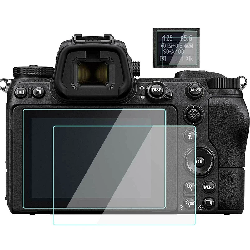 For Nikon Z7 & Z6 Camera LCD + Top Screen Protector Tempered Japanese Optical Glass Film 9H 0.3MM Ultra-thin Films 2.5D Arc Edge
For Nikon Z7 & Z6 Camera LCD + Top Screen Protector Tempered Japanese Optical Glass Film 9H 0.3MM Ultra-thin Films 2.5D Arc Edge