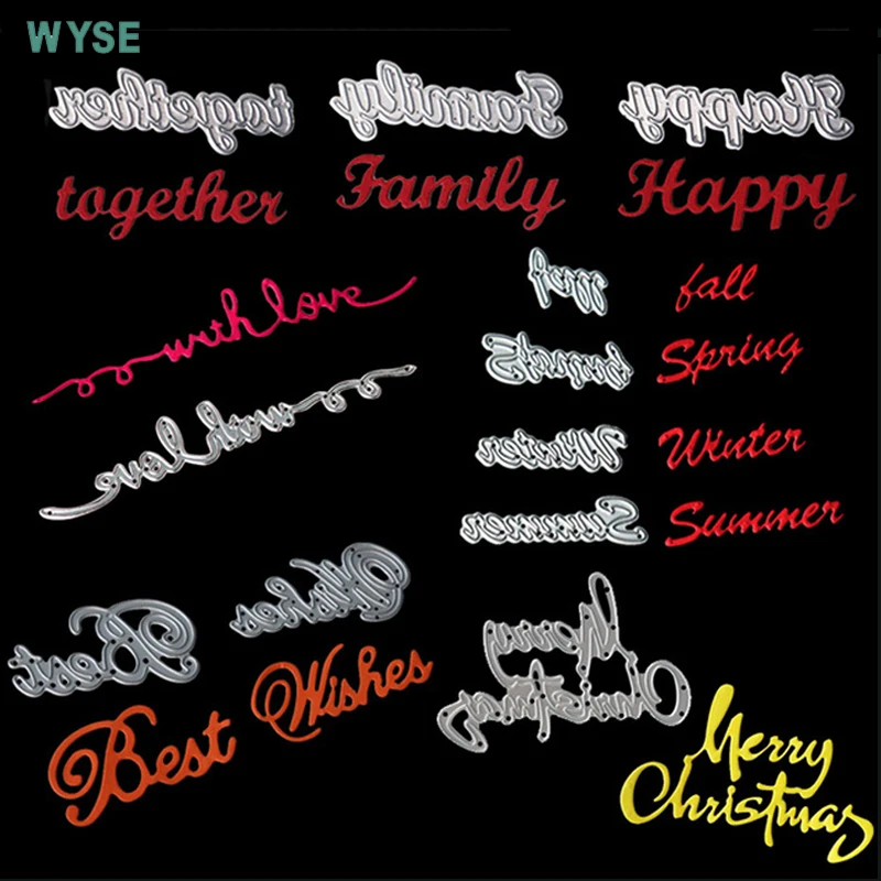 English letter Metal cutting die Happy birthday die-cuts love Best wishes Four seasons dies craft cut dies for DIY scrapbooking
English letter Metal cutting die Happy birthday die-cuts love Best wishes Four seasons dies craft cut dies for DIY scrapbooking