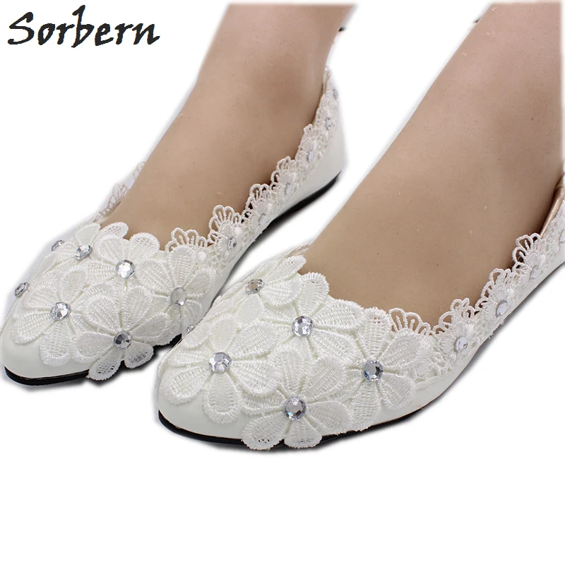 Sorbern Comfort Flower Wedding Shoes Crystal Slip Pregnant Women Flat Heel Bridesmaid Girl Point Toes Flat Shoes Women
Sorbern Comfort Flower Wedding Shoes Crystal Slip Pregnant Women Flat Heel Bridesmaid Girl Point Toes Flat Shoes Women