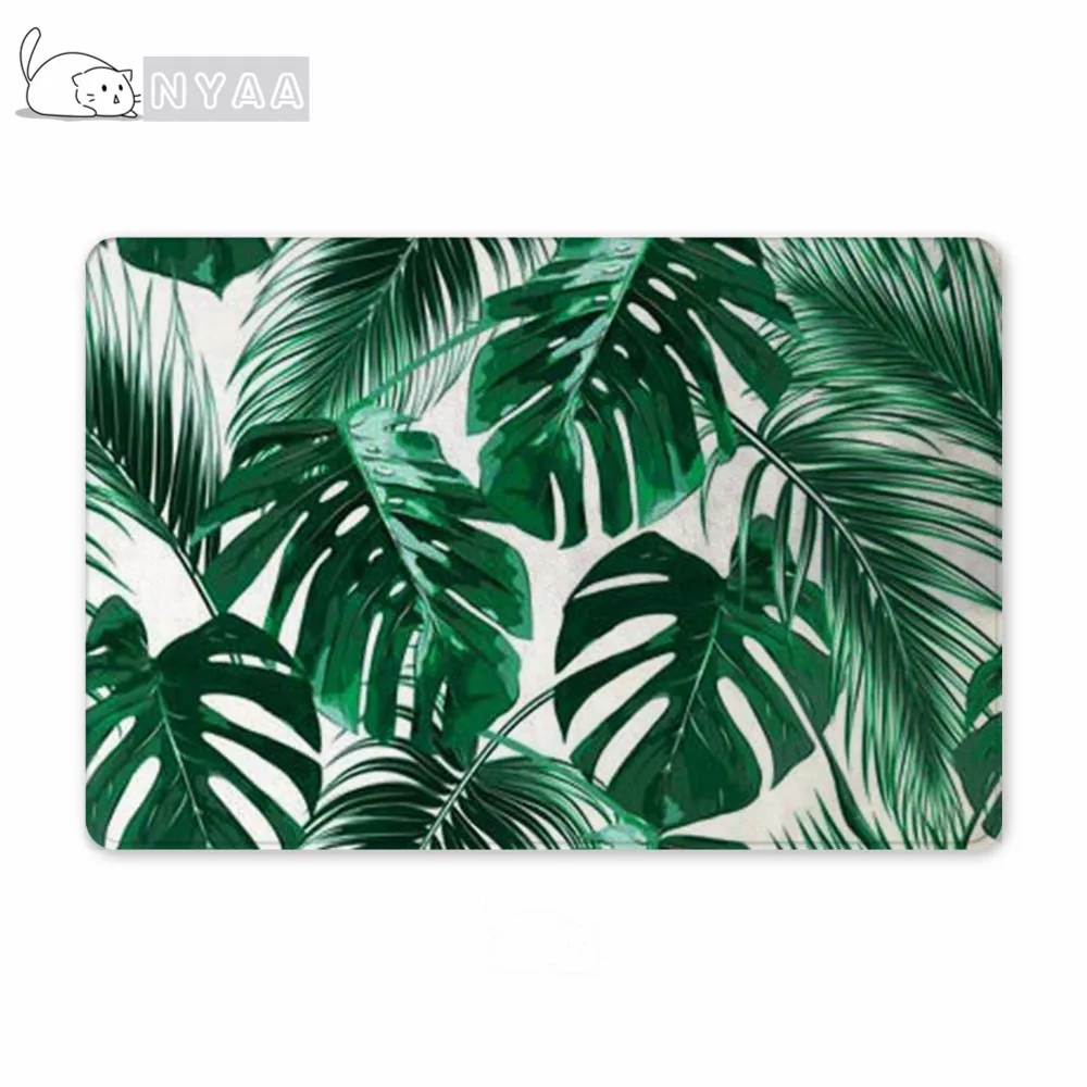 Nyaa Tropical Flowers Floor Mat Tropical Palm Leaves Anti-Slip Carpet Home Decor For Kitchen Living Room Bathroom Doormats
Nyaa Tropical Flowers Floor Mat Tropical Palm Leaves Anti-Slip Carpet Home Decor For Kitchen Living Room Bathroom Doormats