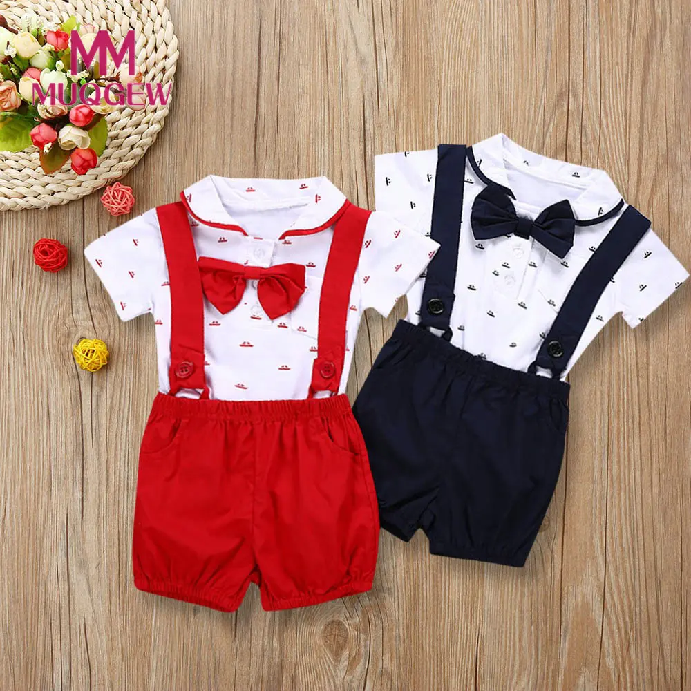 MUQGEW 2018 Hot Sale 2PCS Baby Infant Boys Short Sleeve Romper Clothes Toddler Pants Set Outfits Dropshipping Baby Clothes
MUQGEW 2018 Hot Sale 2PCS Baby Infant Boys Short Sleeve Romper Clothes Toddler Pants Set Outfits Dropshipping Baby Clothes