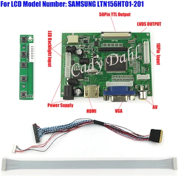 HDMI VGA 2AV LVDS Controller Board + 40 Pins Lvds Cable Kits forLTN156HT01-201 1920x1080 2ch 6 bit LCD Display Panel
HDMI VGA 2AV LVDS Controller Board + 40 Pins Lvds Cable Kits forLTN156HT01-201 1920x1080 2ch 6 bit LCD Display Panel