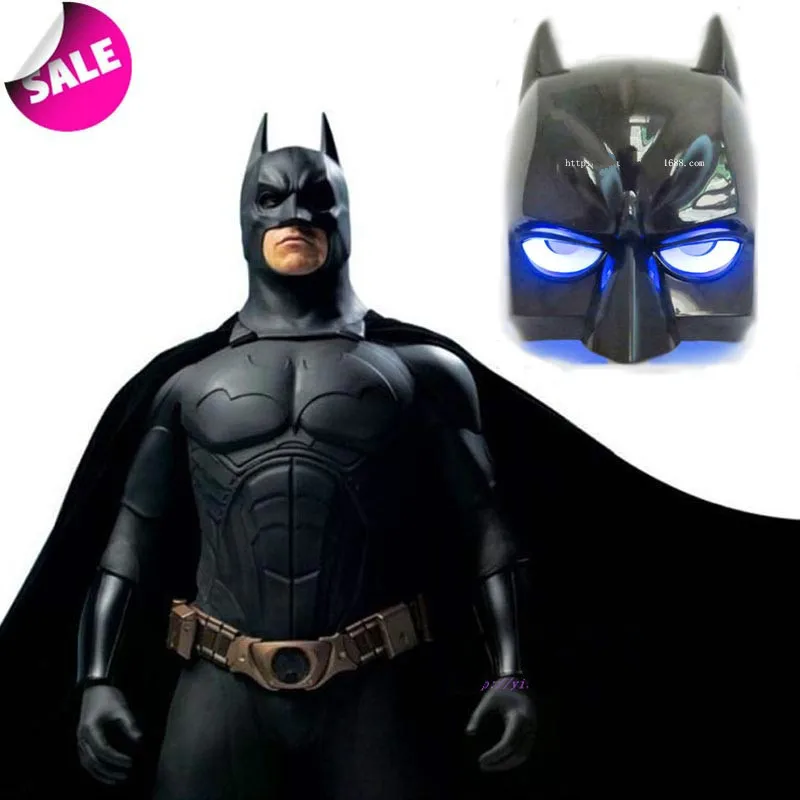 Hot Halloween LED Glowing Batman Mask Adult Black Masquerade Party Carnival Dress Upper Half Face Cartoon Mask for Kid Avenger
Hot Halloween LED Glowing Batman Mask Adult Black Masquerade Party Carnival Dress Upper Half Face Cartoon Mask for Kid Avenger