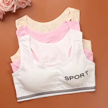 Teens Girls Sports Bra Puberty Gym Underwear Wireless Teenager Girls Sport Bra with Chest Pad Cotton Young Girls Training Bra
Teens Girls Sports Bra Puberty Gym Underwear Wireless Teenager Girls Sport Bra with Chest Pad Cotton Young Girls Training Bra