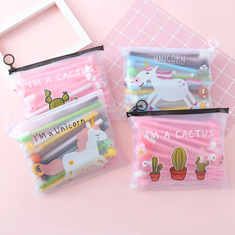 20 pcs/set Cute cartoon black Ink Gel Pen collection with Pencil bag School Office Supply Gift Stationery Papelaria Escolar
20 pcs/set Cute cartoon black Ink Gel Pen collection with Pencil bag School Office Supply Gift Stationery Papelaria Escolar