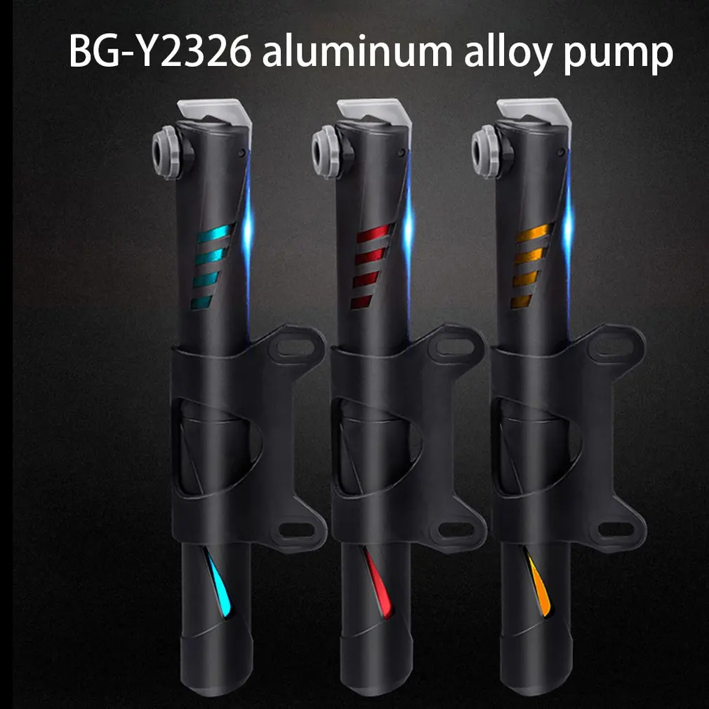 BG-Y2326 Aluminum Alloy Bike Bicycle Air Pump Portable Mountain Bike Cycling Tire Inflator With Gauge Cycling Accessories
BG-Y2326 Aluminum Alloy Bike Bicycle Air Pump Portable Mountain Bike Cycling Tire Inflator With Gauge Cycling Accessories