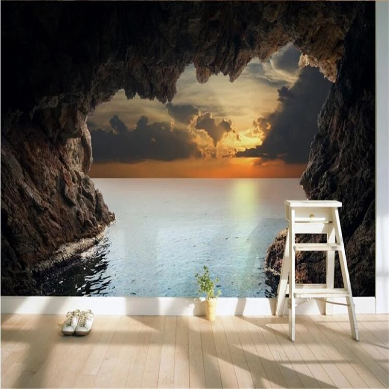 Обои beibehang 3D стереоскопические фотообои для гостиной спальни фона телевизора
