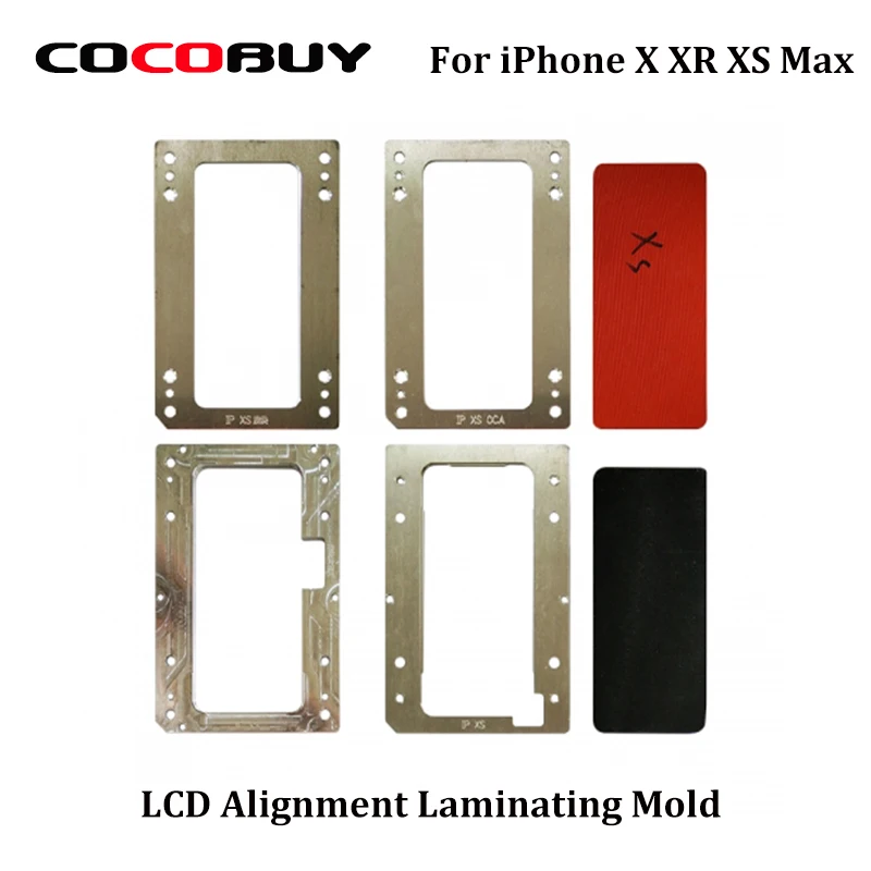 LCD screen Laminating Alignment Mold For iPhone X Xs Xs Max LCD/Glass/OCA Location Repair compatible with YMJ Laminating machine
LCD screen Laminating Alignment Mold For iPhone X Xs Xs Max LCD/Glass/OCA Location Repair compatible with YMJ Laminating machine