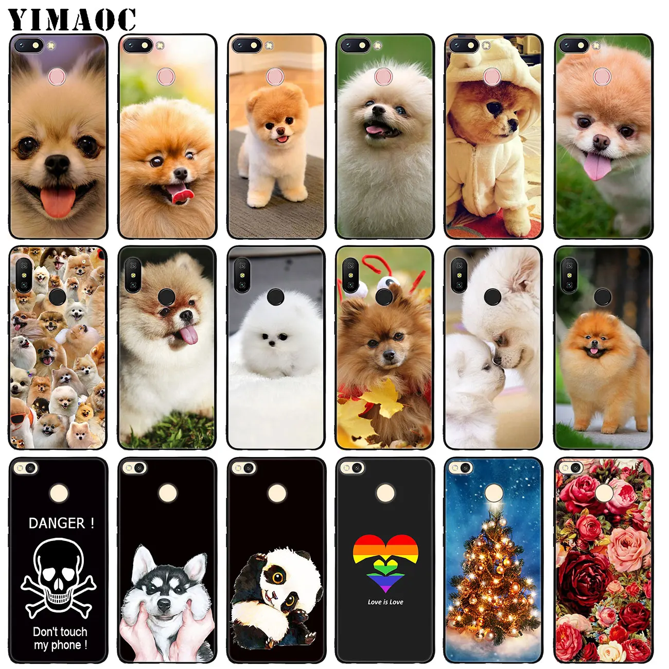 YIMAOC Pomeranian dog dogs Soft Silicone Case for Xiaomi Redmi K20 Pro 6A 7A Note 8 7 5 6 Pro Mi Black flower TPU Cover
YIMAOC Pomeranian dog dogs Soft Silicone Case for Xiaomi Redmi K20 Pro 6A 7A Note 8 7 5 6 Pro Mi Black flower TPU Cover